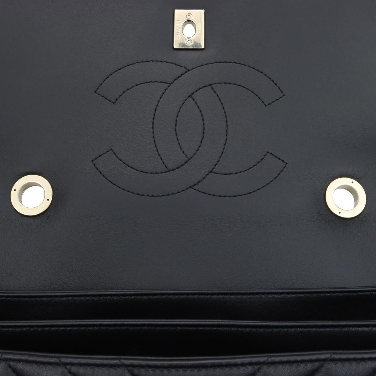 CHANEL Trendy CC Top Handle Bag Medium Black Lambskin with Gold Hardware 2018 6