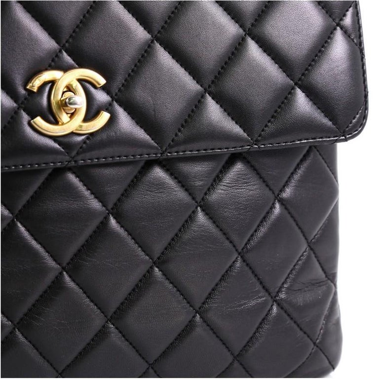 Chanel Trendy CC Top Handle Bag Quilted Lambskin Large at 1stDibs