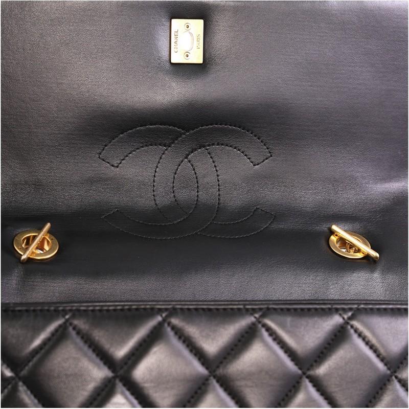 Women's Chanel Trendy CC Top Handle Bag Quilted Lambskin Large