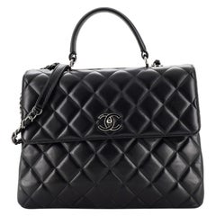 Chanel Trendy CC Top Handle Bag Quilted Lambskin Large