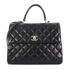 Chanel Trendy CC Top Handle Bag Quilted Lambskin Large