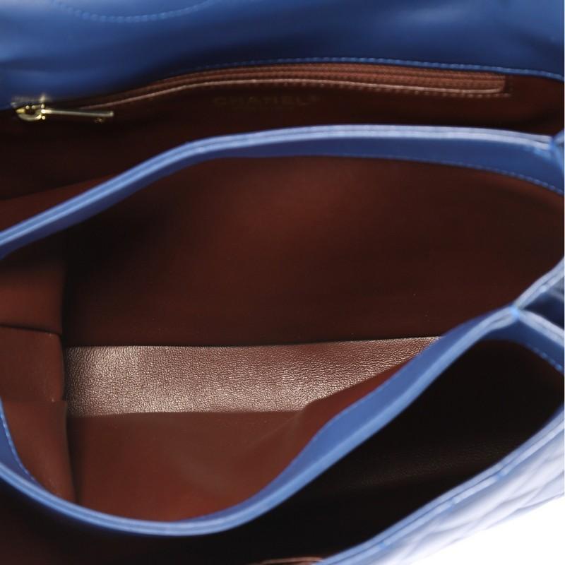 Women's or Men's Chanel Trendy CC Top Handle Bag Quilted Lambskin Medium