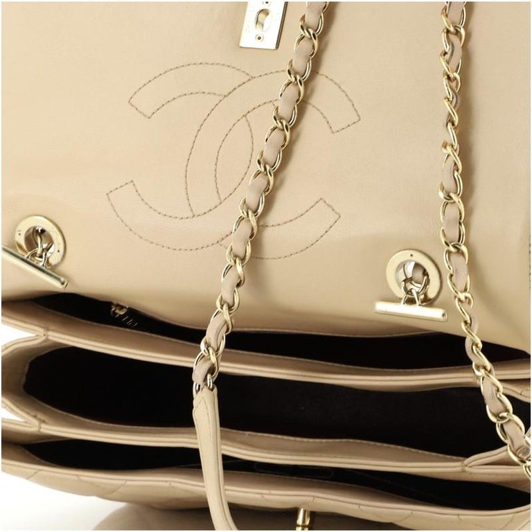 Chanel Trendy CC Top Handle Bag Quilted Lambskin Medium at 1stDibs