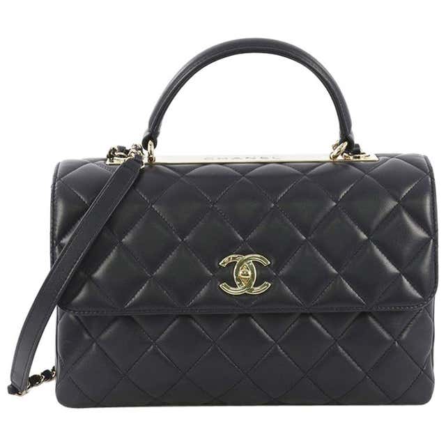 Chanel Trendy CC Top Handle Bag Quilted Lambskin Medium at 1stDibs ...