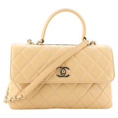 Chanel Trendy CC Top Handle Bag Quilted Lambskin Medium