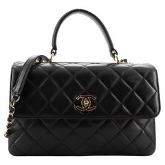 Chanel Trendy CC Top Handle Bag Quilted Lambskin Medium