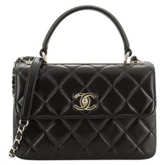 Chanel Trendy CC Top Handle Bag Quilted Lambskin Small