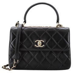 Chanel Trendy CC Top Handle Bag Quilted Lambskin Small