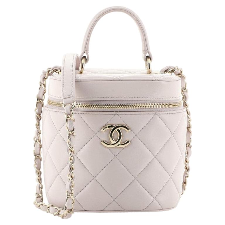 Chanel Trendy CC Top Handle Vanity Case Quilted Lambskin Small at