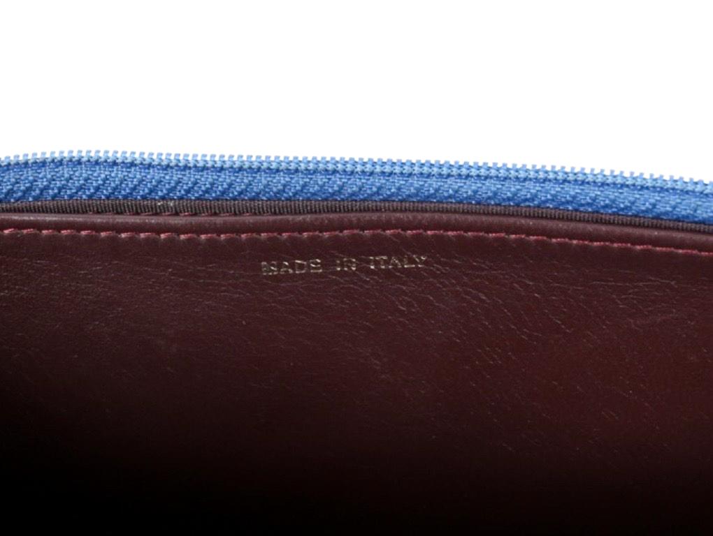 CHANEL TRENDY CC WALLET ON CHAIN BAG WOC - Blue In Good Condition For Sale In London, GB
