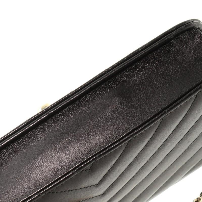 Chanel Trendy CC Wallet On Chain Chevron Lambskin In Good Condition In NY, NY