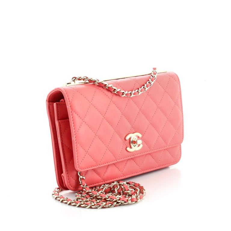 Chanel Trendy CC Wallet on Chain Quilted Lambskin at 1stDibs