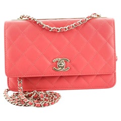 Chanel Trendy CC Wallet on Chain Quilted Lambskin