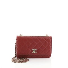 Chanel Trendy CC Wallet On Chain Quilted Lambskin