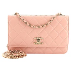 Chanel Trendy CC Wallet on Chain Quilted Lambskin