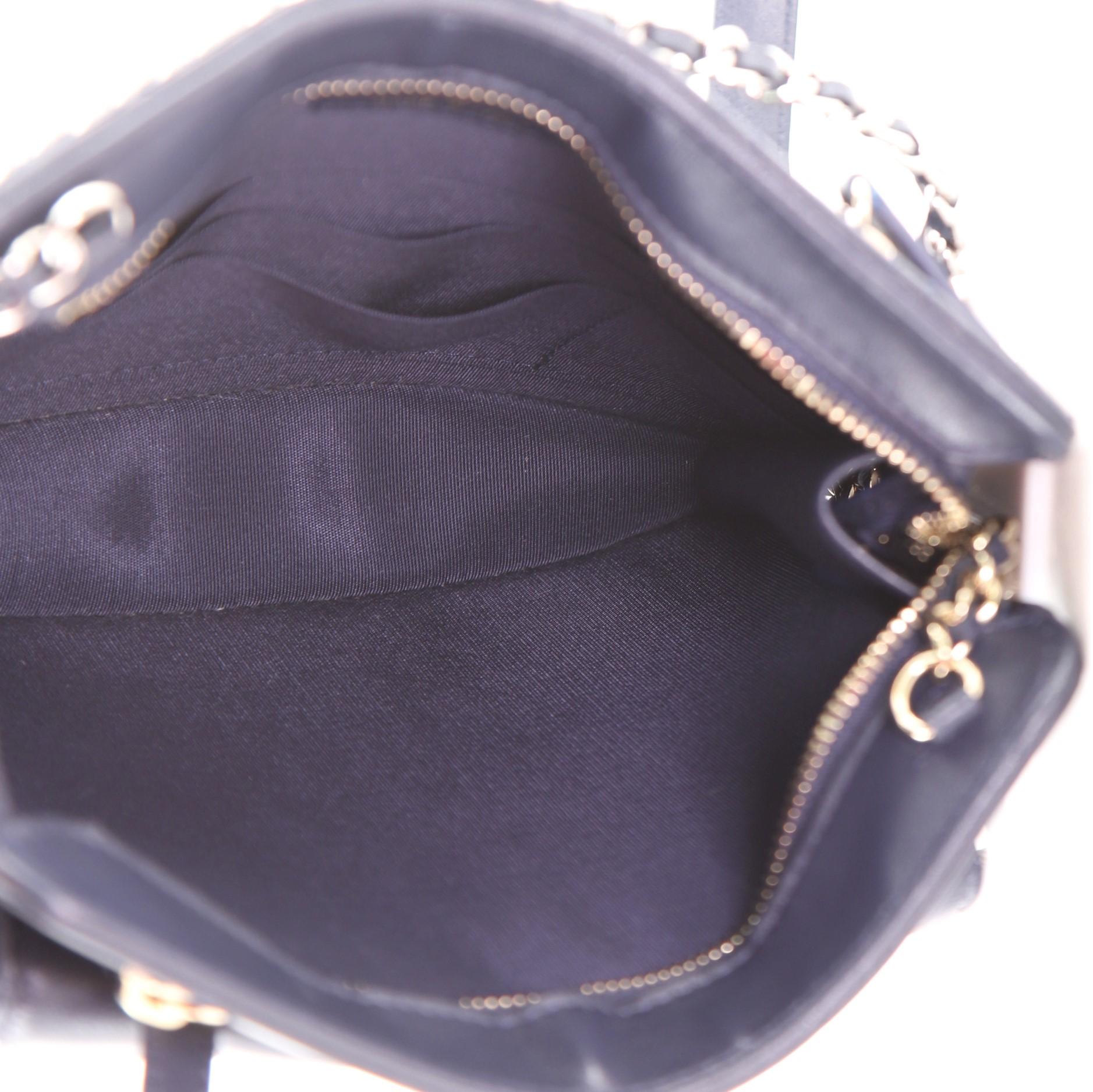 Chanel Trendy Front Pocket Clutch mit Kette Gestepptes Lammfell Klein 1