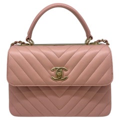 Chanel Trendy Pink Chevron CGHW