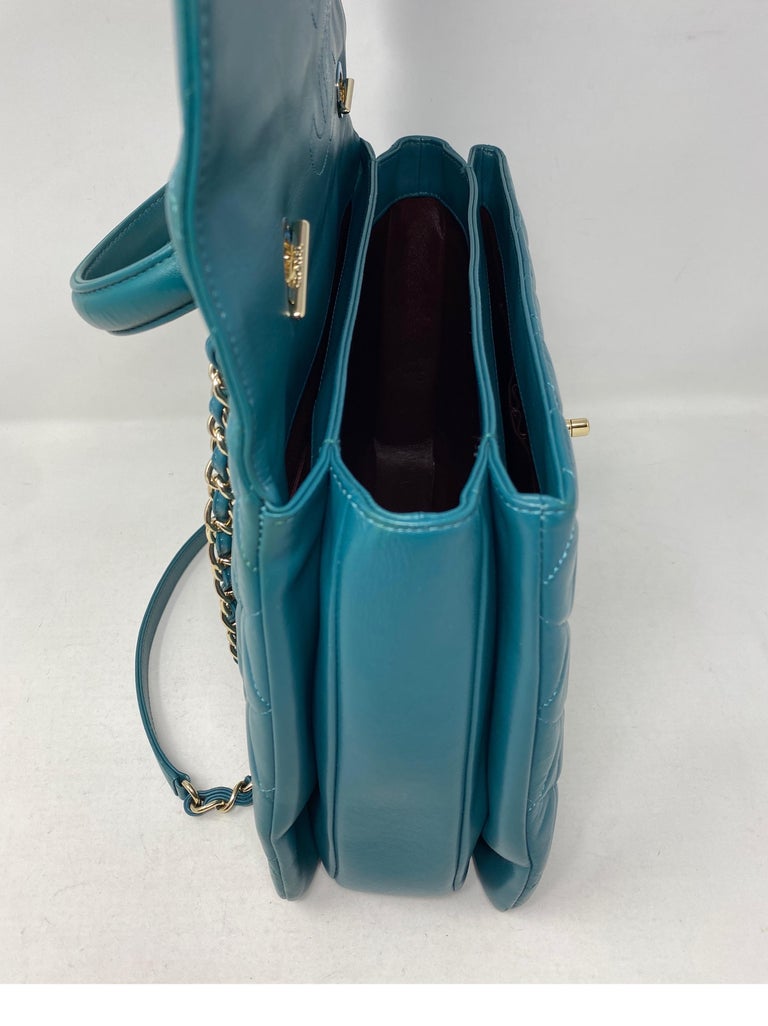 Chanel Trendy Teal Bag at 1stDibs