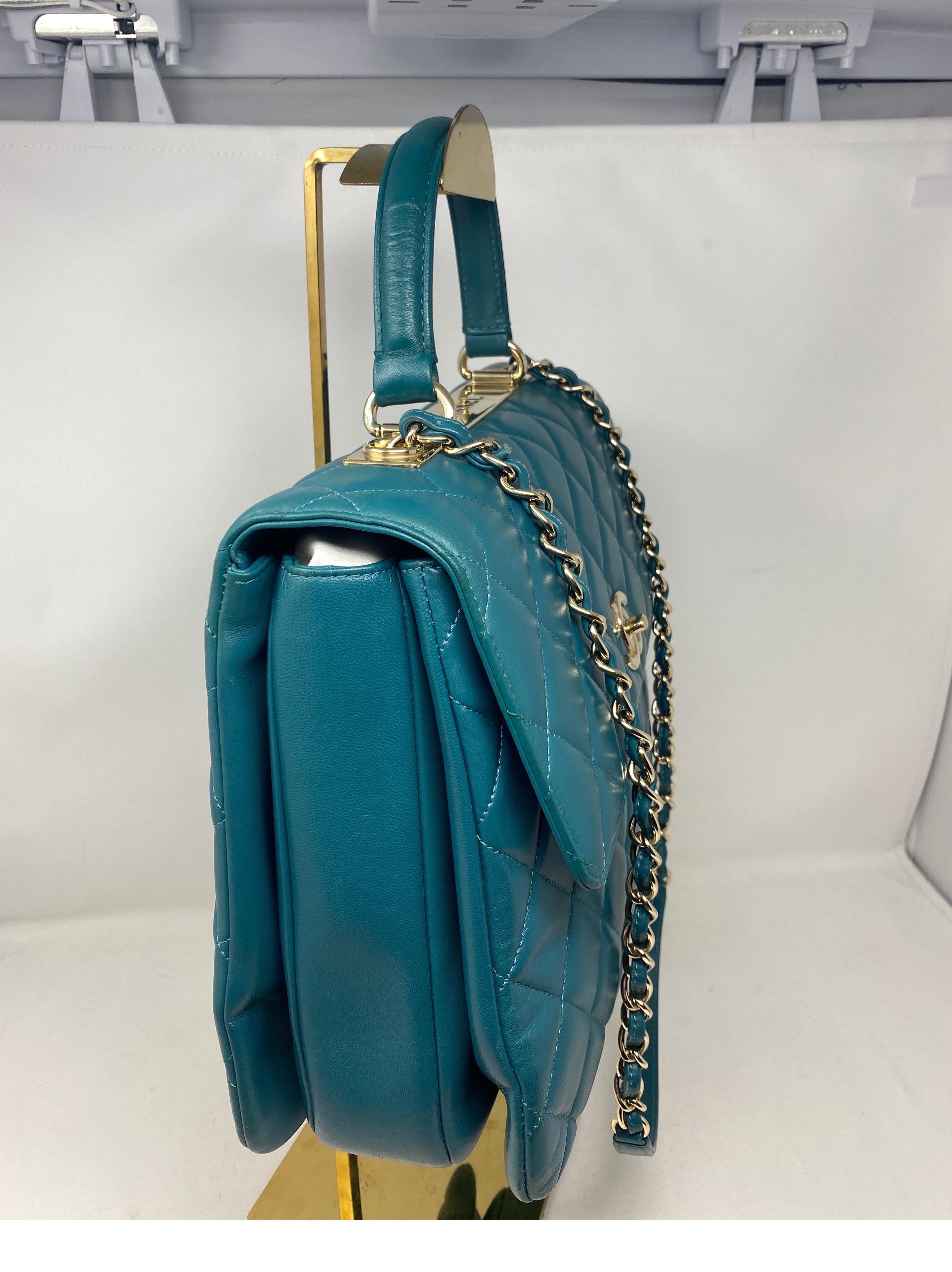 Blue Chanel Trendy Teal Bag
