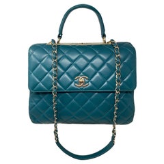 Chanel Trendy Teal Bag