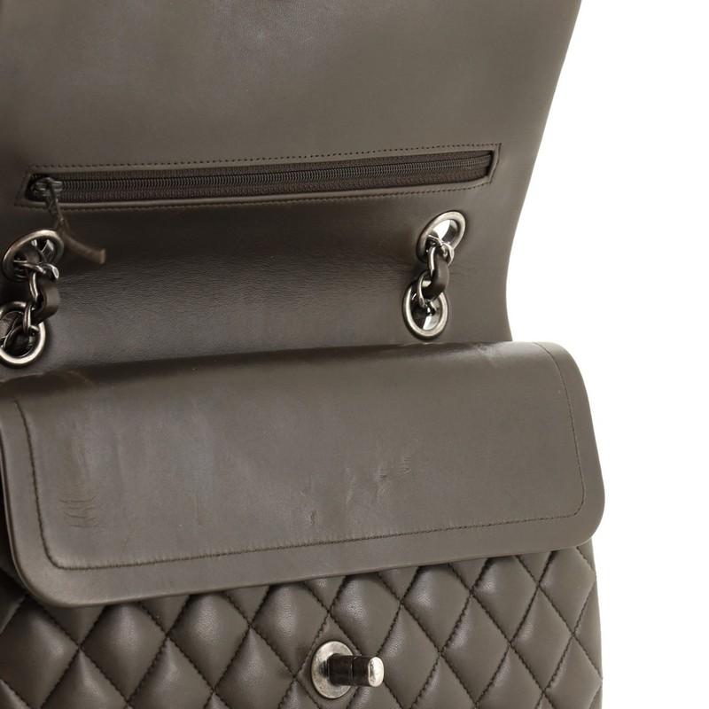 Women's or Men's Chanel Tricolor Classic Double Flap Bag Quilted Lambskin Medium