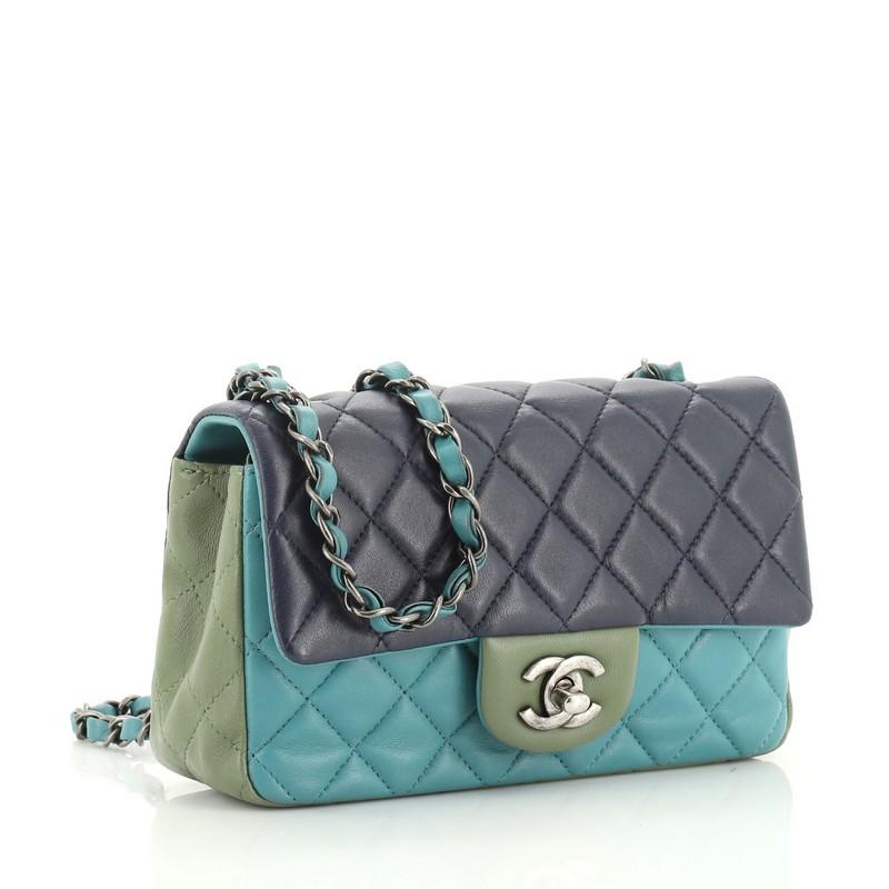 chanel tricolor bag
