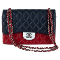 Chanel Tricolor - 11 For Sale on 1stDibs  chanel tri color bag, chanel  tricolor flap bag, chanel tricolor classic double flap bag