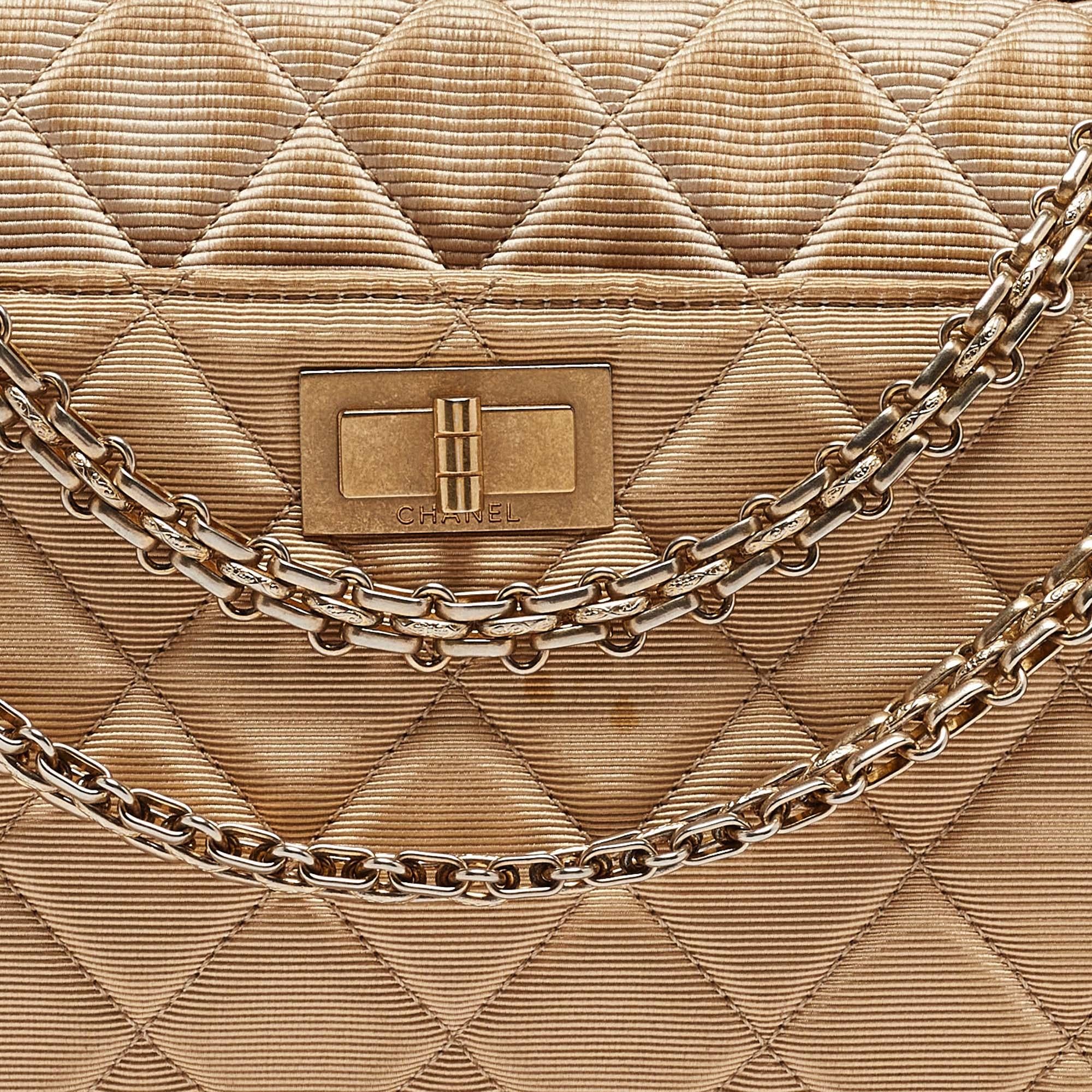 Chanel Tricolor Quilted Fabric Reissue Camera Bag 1