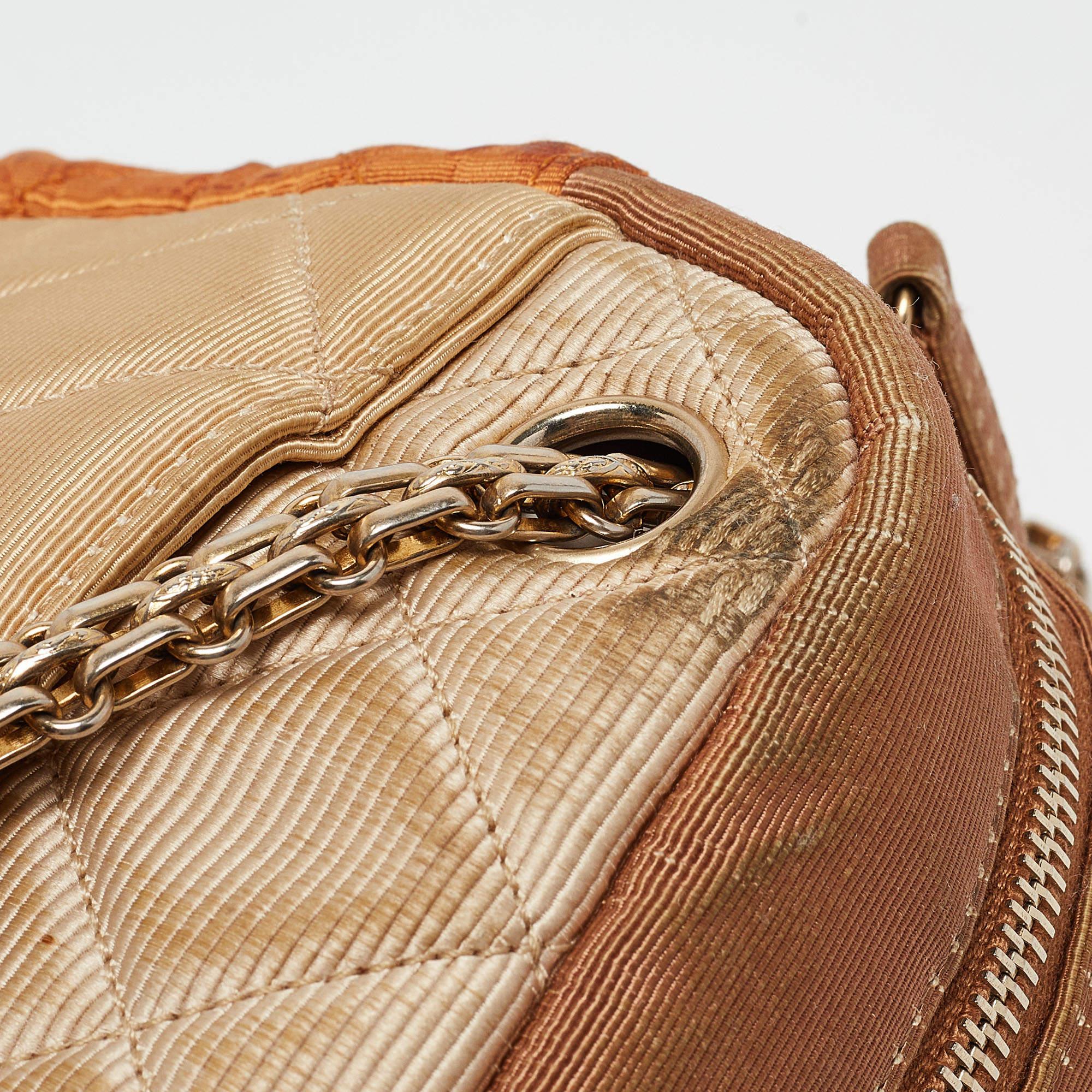 Chanel Tricolor Quilted Fabric Reissue Camera Bag 3