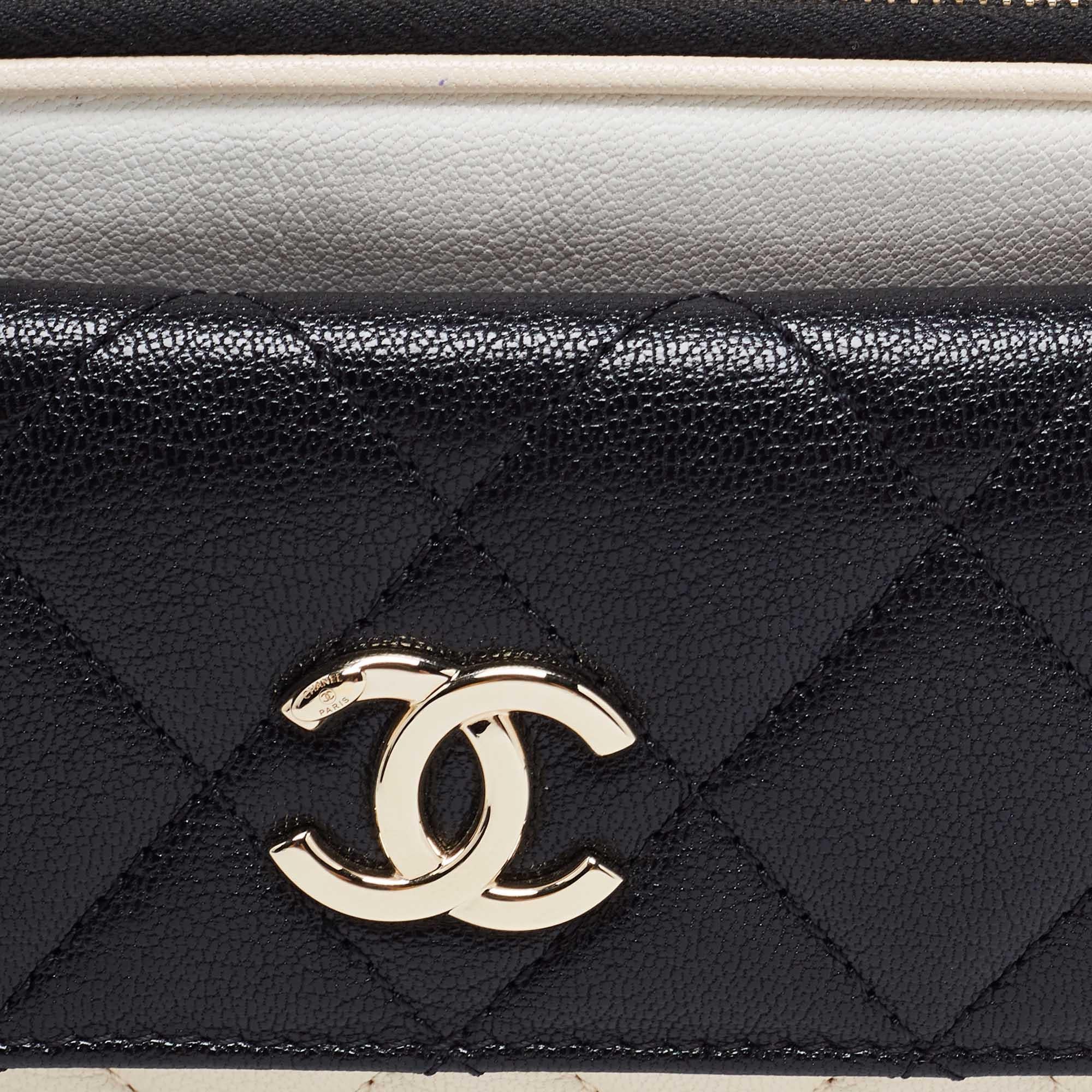 Chanel Tricolor Quilted Leather Belt Bag 10