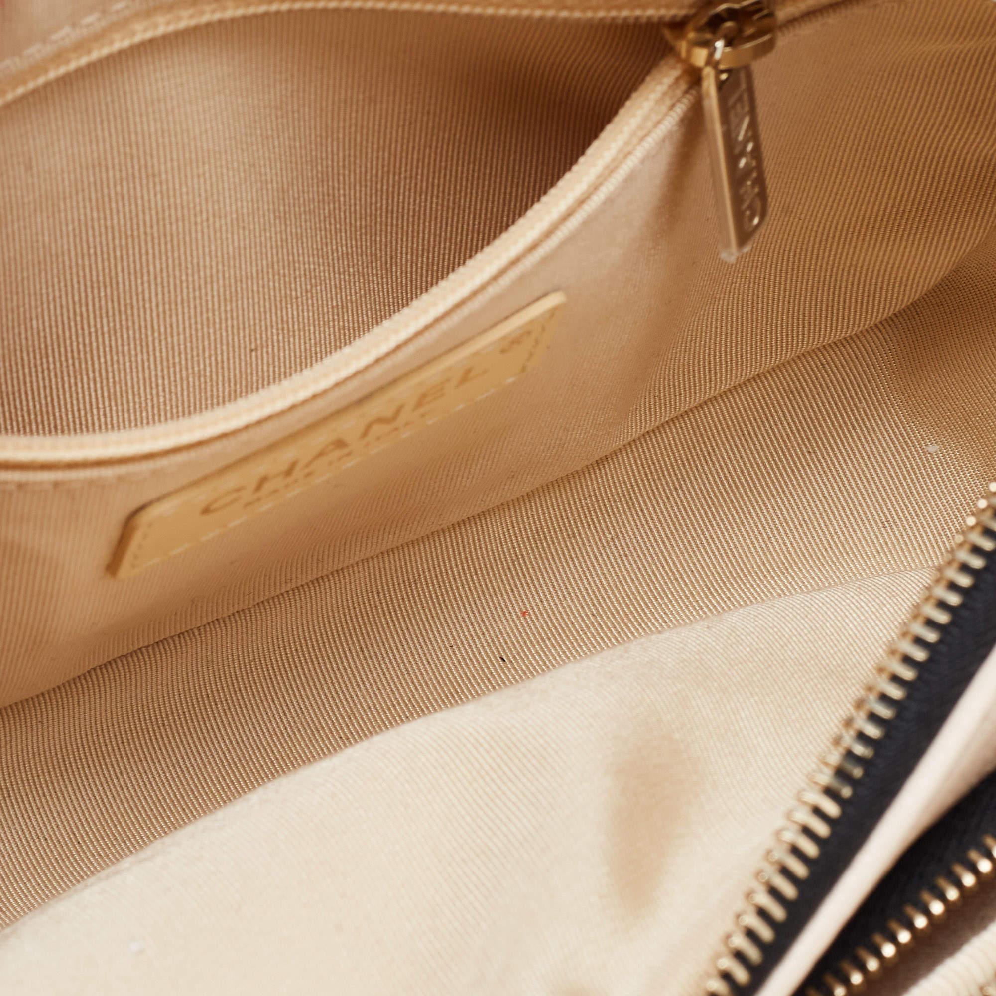 Chanel Tricolor Quilted Leather Belt Bag 4