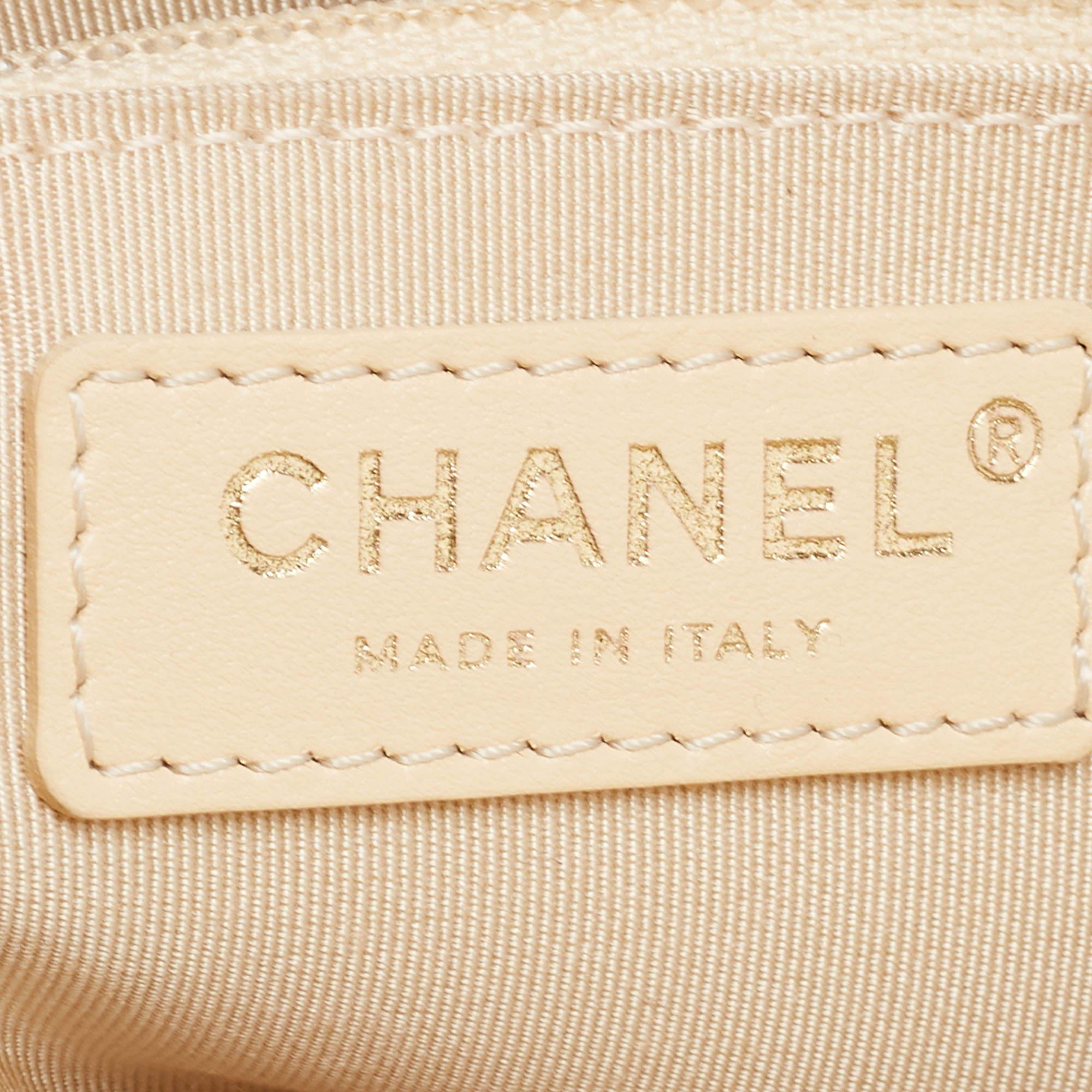 Chanel Tricolor Quilted Leather Belt Bag 5