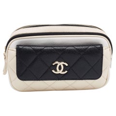 Chanel Tricolor Quilted Leather Belt Bag