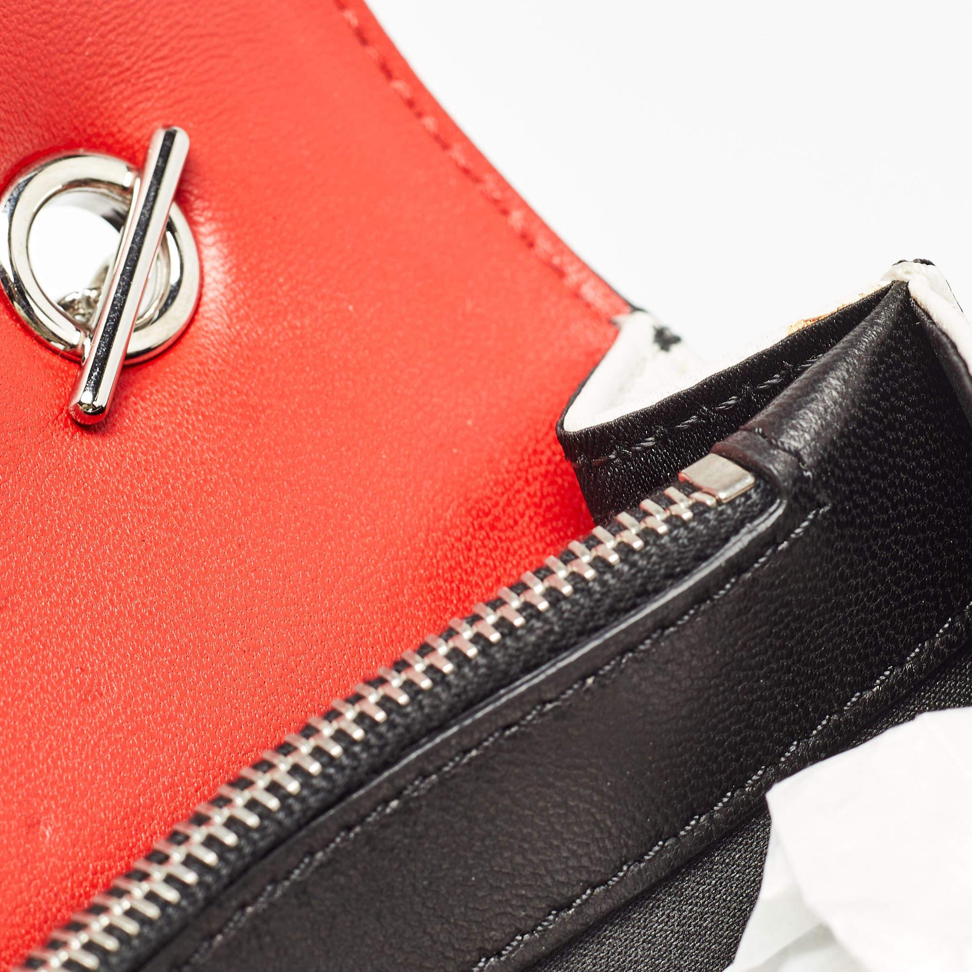 Chanel Tricolor Quilted Leather Mini Graphic Flap Bag 3