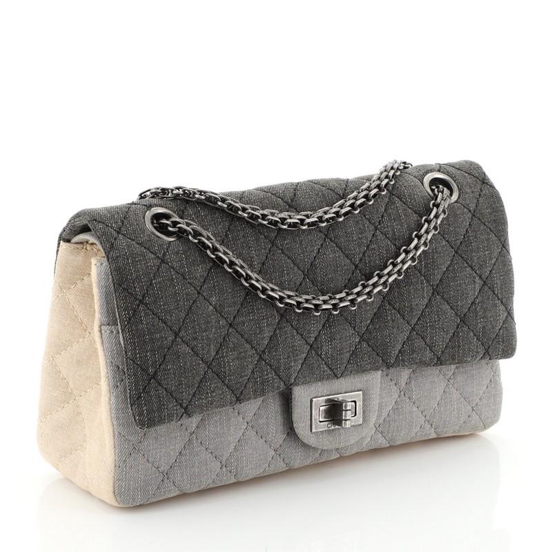 chanel denim reissue