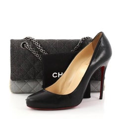 Chanel Tricolor Reissue 2.55 Handtasche Stepped Denim 225