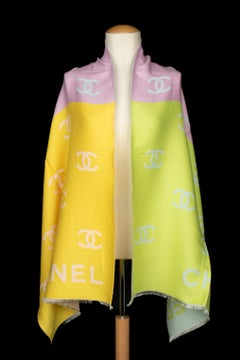 Chanel tricolor scarf