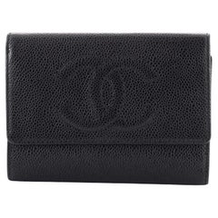 Chanel Trifold CC Wallet Caviar Compact