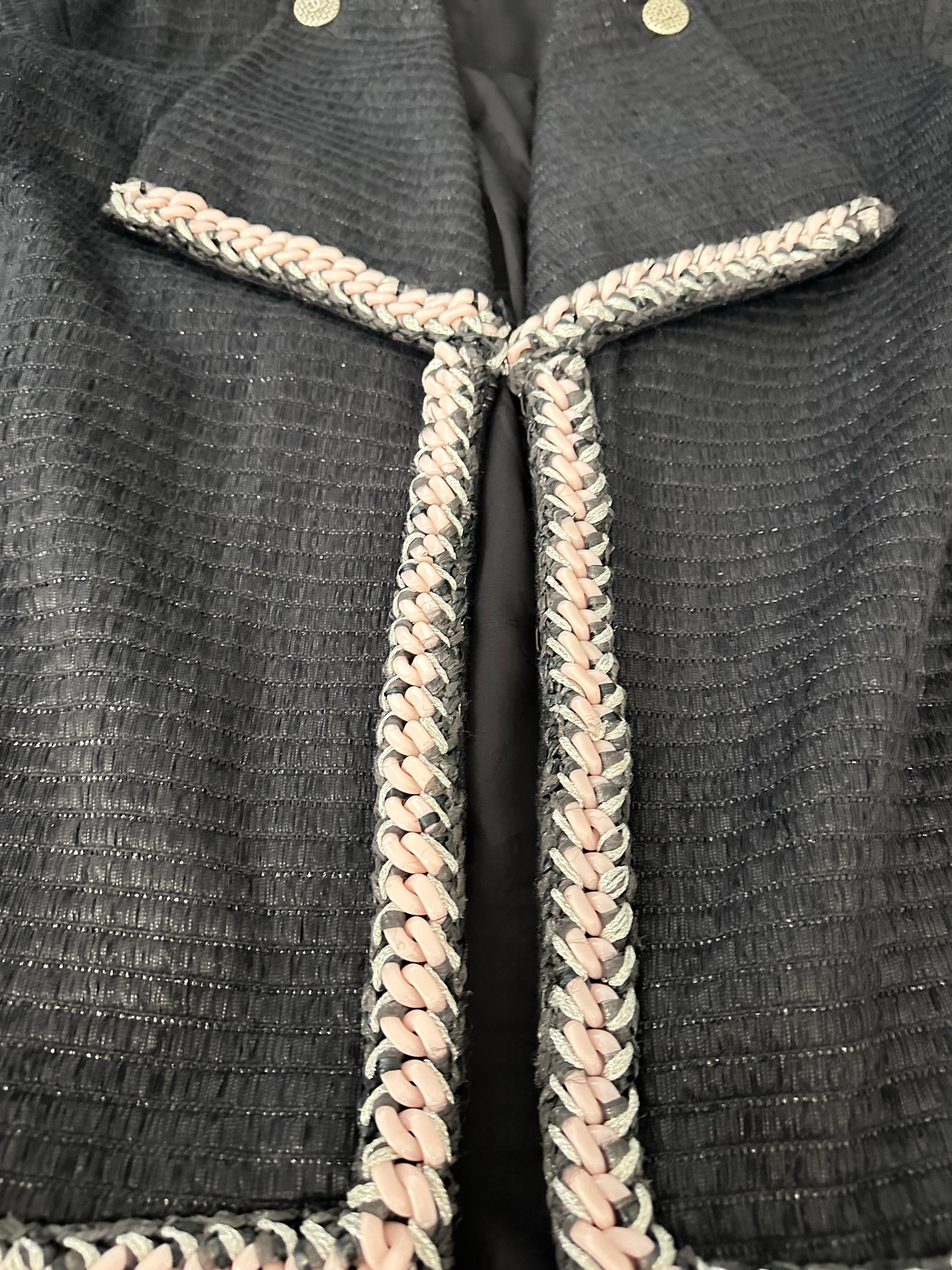 Coates con rifiniture di Chanel, taglia 36 in vendita 2