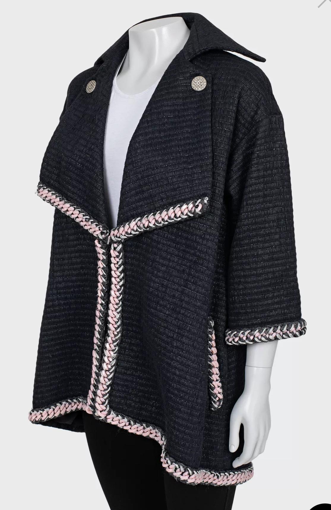 Coates con rifiniture di Chanel, taglia 36 in vendita 4
