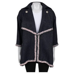 Chanel Manteau garni Sz.36
