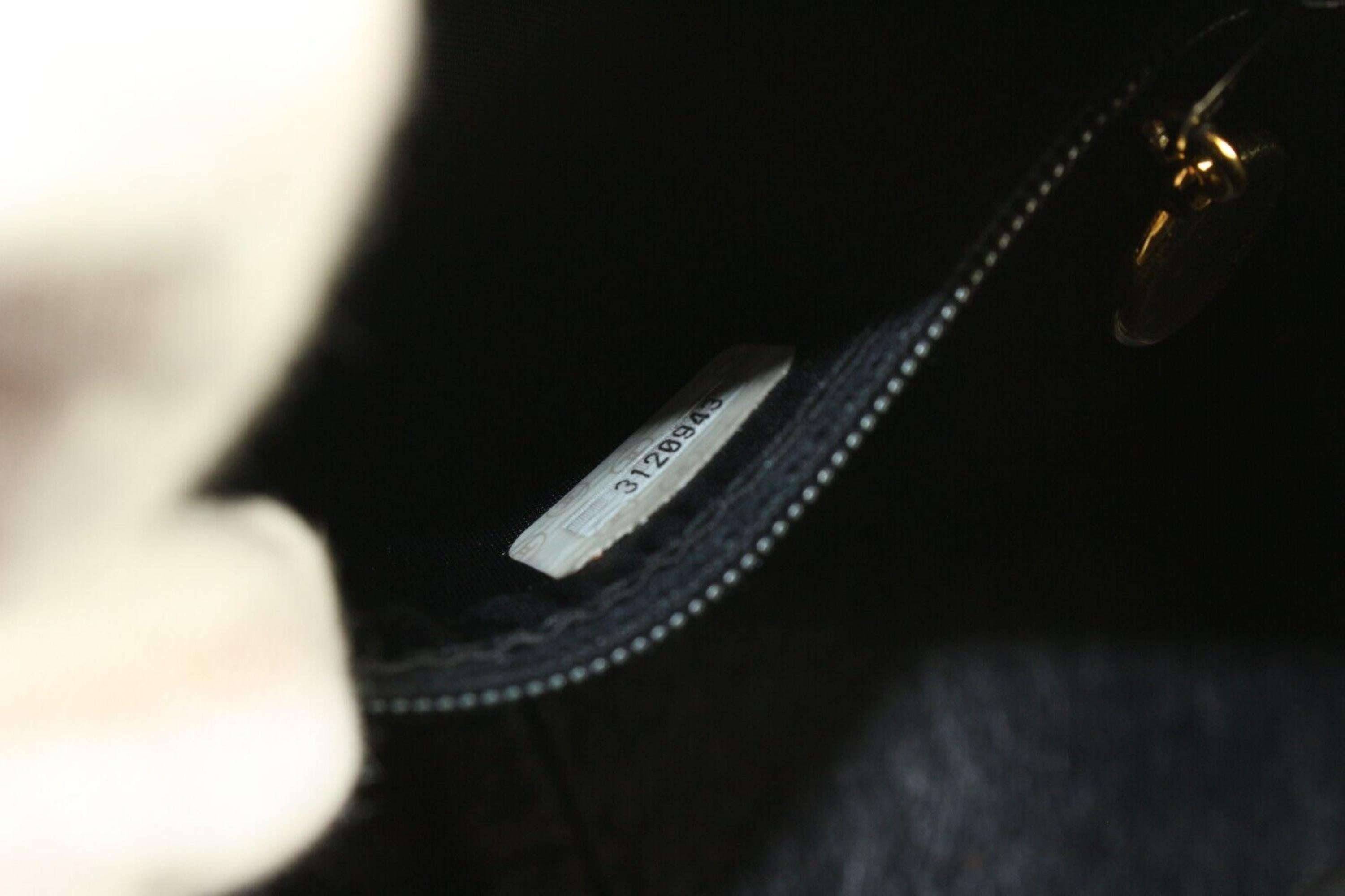 Chanel Triple CC Black Quilted Camera Bag GHW Tassel Fringe 1CC0406 8