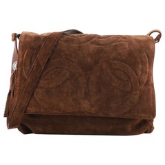 Chanel Triple CC Messenger Suede Medium