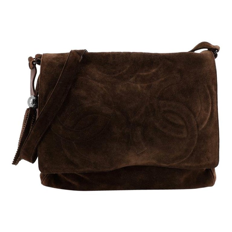 brown chanel clutch bag