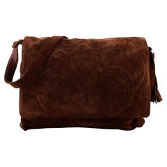 Chanel Triple CC Messenger Suede Medium