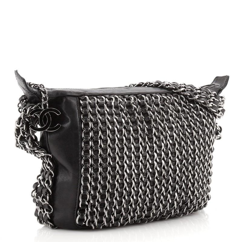 chanel triple chain bag