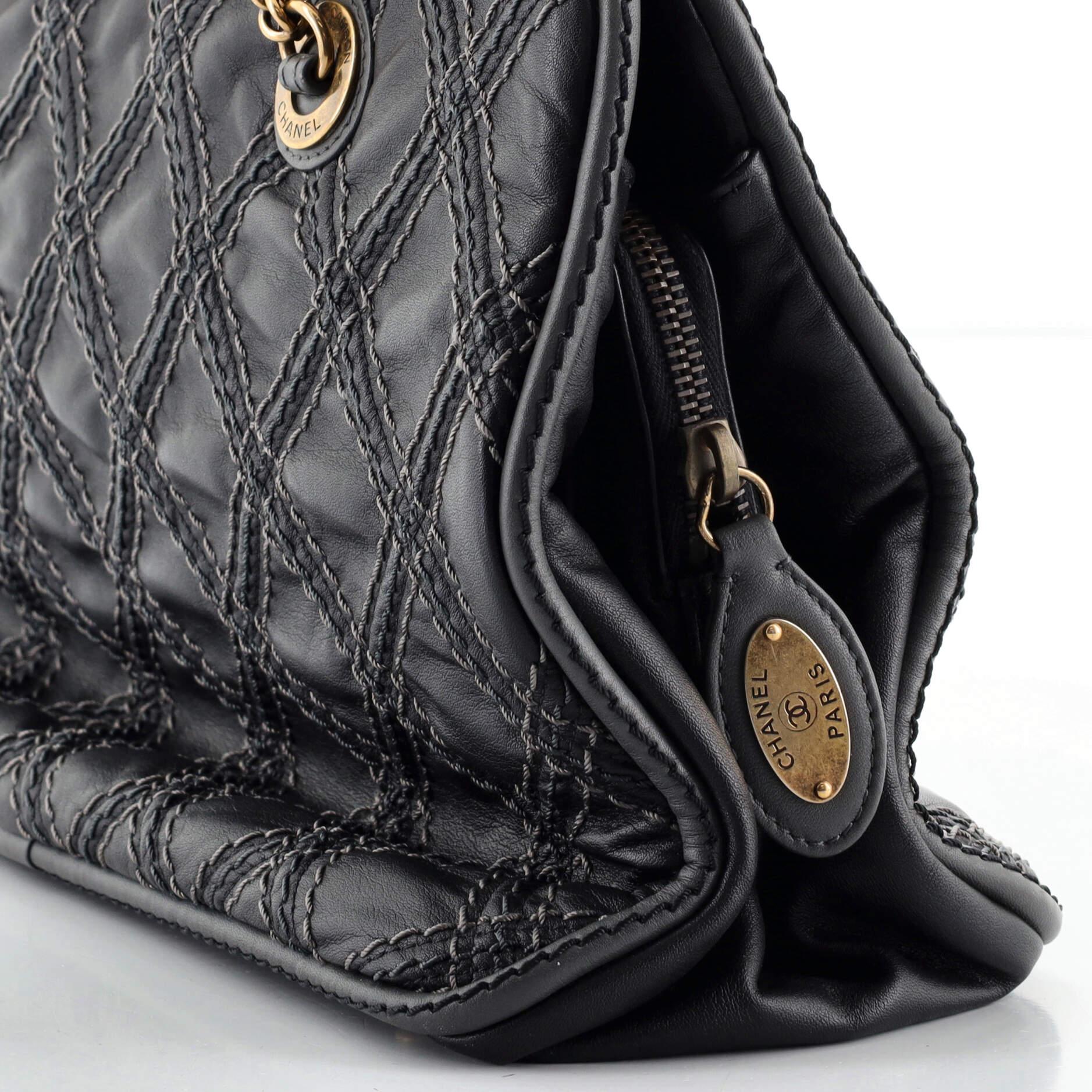 Chanel Triptych Tote Quilted Calfskin 1