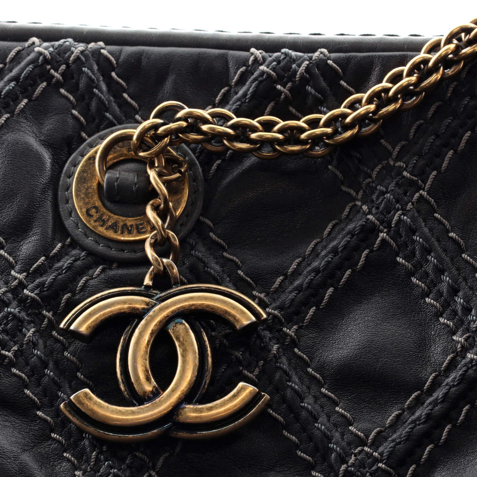 Chanel Triptych Tote Quilted Calfskin 2