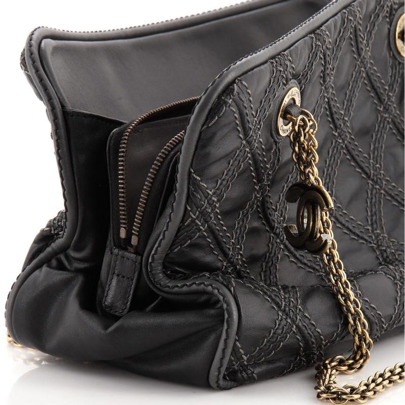 Chanel Triptych Tote Quilted Calfskin 3