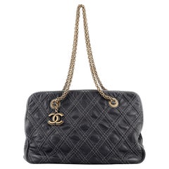 Chanel Triptychon Tragetasche aus gestepptem Kalbsleder